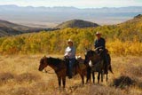 Ride to wilderness cabin